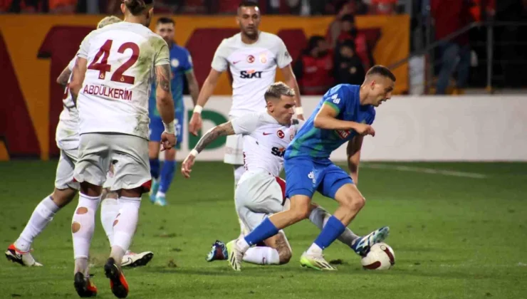 Galatasaray, Çaykur Rizespor ile 44. kez karşılaşacak