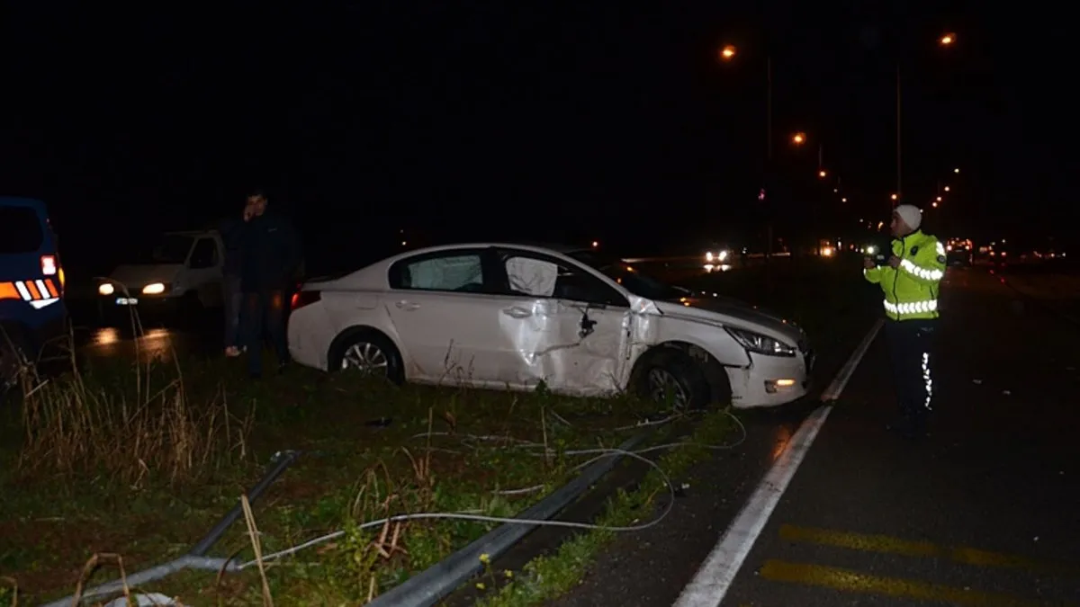 Samsun’da kaza: 3 kişi yaralandı!